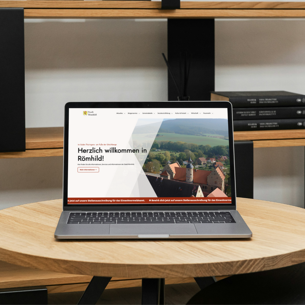 Webseite für die Stadt Römhild