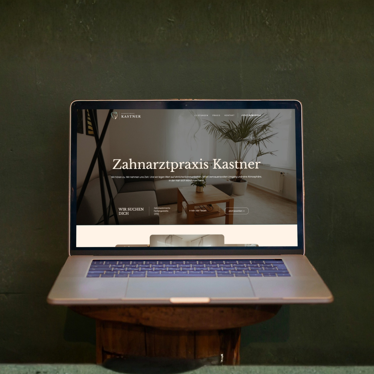 Webseite Zahnarztpraxis Kastner Eisfeld